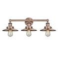 thumbnail image 1 of Innovations Lighting 616-3W-AC-M3-AC Edison 3 Light 26" Wide Vanity Light - Copper, 1 of 7