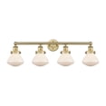 thumbnail image 1 of Innovations Lighting 616-4W-BB-G321 Olean 4 Light 34" Wide Vanity Light - White, 1 of 7