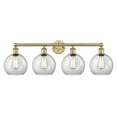 thumbnail image 1 of Innovations Lighting 616-4W-BB-G122-8 Athens 4 Light 35" Wide Vanity Light - Brass, 1 of 7