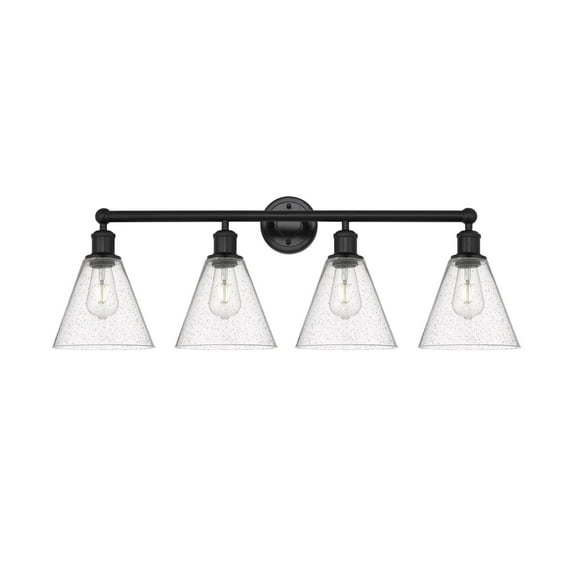 Innovations Lighting 616-4W-13-35 Berkshire Vanity Berkshire 4 Light 35" Wide Vanity Light