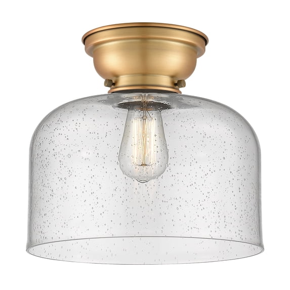 Innovations Lighting 623-1F-9-12-L Bell Semi-Flush Bell 12" Wide Semi-Flush Ceiling