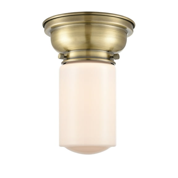 Innovations Lighting 623-1F-AB-G311 Dover 6" Wide Convertible Flush Mount Ceiling Fixture