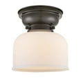 thumbnail image 1 of Innovations Lighting 623-1F Large Bell Large Bell 8" Wide Convertible Flush Mount Ceiling, 1 of 4