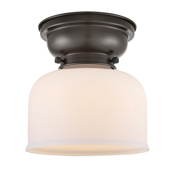 Innovations Lighting 623-1F-OB-G71 Large Bell 8" Wide Convertible Flush Mount Ceiling