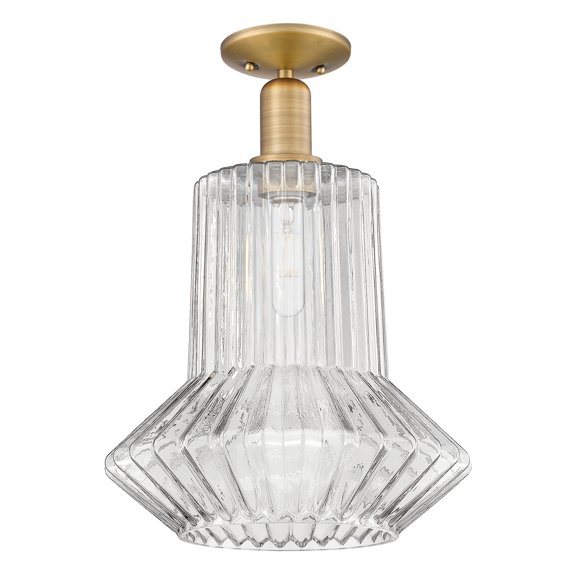 Innovations Lighting 716-1C-BB-G212 Springwater 12" Wide Semi-Flush Ceiling Fixture -