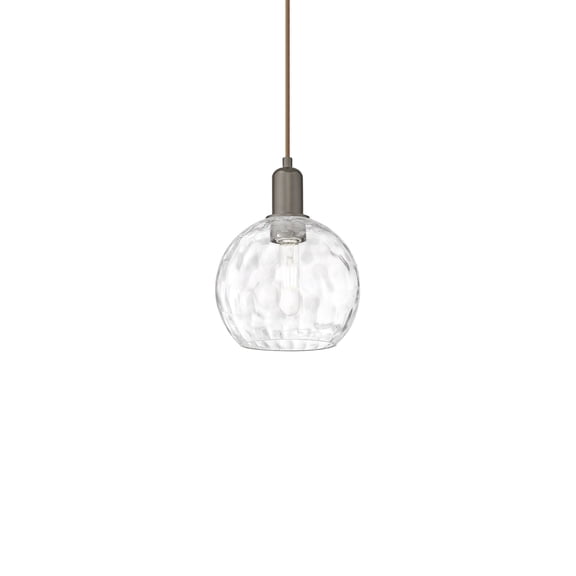 Innovations Lighting 716-1P-OB-G1215-8 Athens Water Glass 8" Wide Mini Pendant - Oil