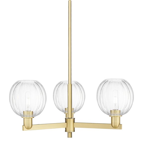 Innovations Lighting 716-3Cr-12-18 Preston Chandelier Preston 3 Light 18" Wide Candle