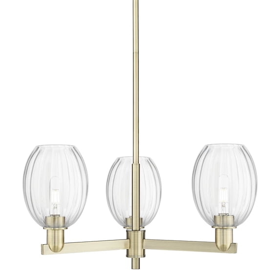 Innovations Lighting 716-3Cr-13-18 Preston Chandelier Preston 3 Light 18" Wide Candle