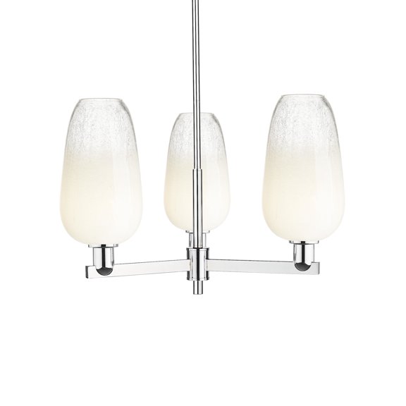 Innovations Lighting 716-3CR-PC-G484-7OP Brookhaven Flute 3 Light 18" Wide Candle Style