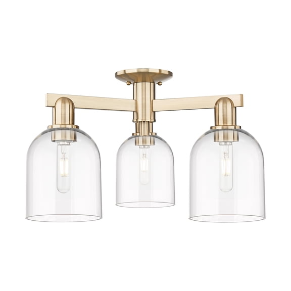 Innovations Lighting 716-3F-12-23 Bella Semi-Flush Bella 3 Light 23" Wide Semi-Flush