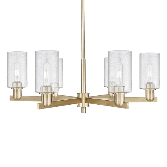 Innovations Lighting 716-6CR-CB-G804 Clymer 6 Light 34" Wide Chandelier - Champagne Bronze