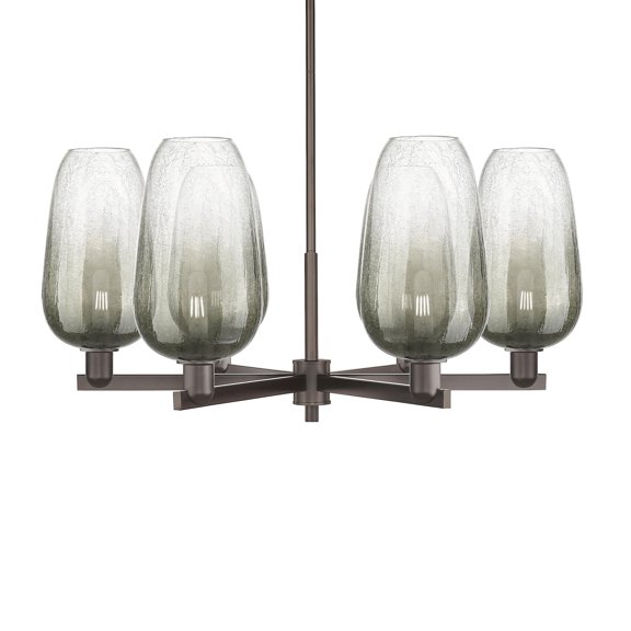 Innovations Lighting 716-6Cr-17-24 Brookhaven Flute Chandelier Brookhaven Flute 6 Light