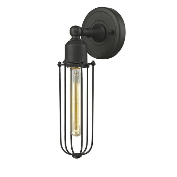 Innovations Lighting 900-1W Caged Caged 1 Light 13" Tall Bathroom Sconce - Bronze