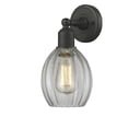 thumbnail image 1 of Innovations Lighting 900-1W Melon Melon 1 Light 13" Tall Bathroom Sconce - Bronze, 1 of 5