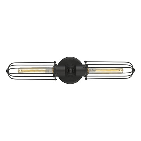 Innovations Lighting 900-2W Caged Caged 2 Light 22" Wide Bathroom Vanity Light - Bronze