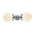 thumbnail image 1 of Innovations Lighting 900H-2W Globe Globe 2 Light 14" Wide Bathroom Vanity Light - White, 1 of 7