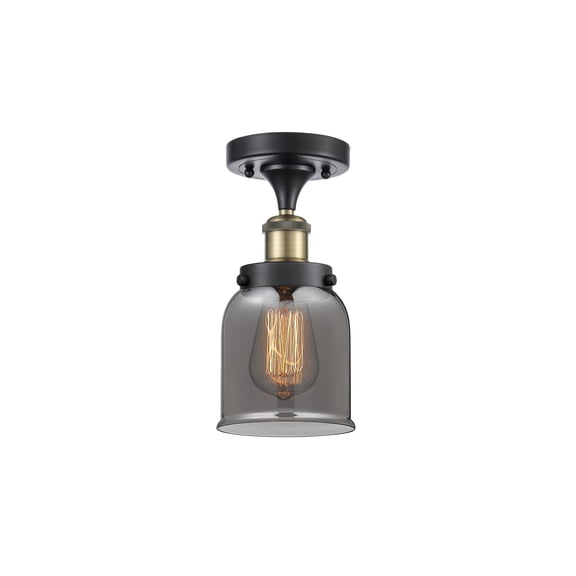 Innovations Lighting 916-1C-11-5 Bell Semi-Flush Bell 5" Wide Semi-Flush Ceiling Fixture -