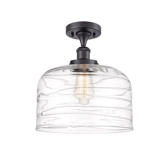 Innovations Lighting 916-1C-13-12-L Bell Semi-Flush Bell 12" Wide Semi-Flush Ceiling