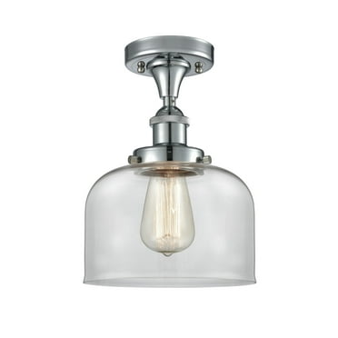 Innovations Lighting 916-1C Large Bell Large Bell 8" Wide Semi-Flush Ceiling Fixture -