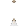 thumbnail image 1 of Innovations Lighting 916-1P-10-8 Cone Pendant Cone 8" Wide Mini Pendant - Brass, 1 of 5