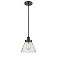 thumbnail image 1 of Innovations Lighting 916-1P-BK-G44 Large Cone 8" Wide Mini Pendant - Black, 1 of 7
