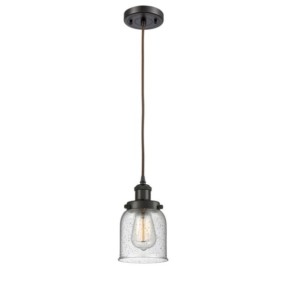 Innovations Lighting 916-1P Small Bell Small Bell 5" Wide Mini Pendant - Bronze