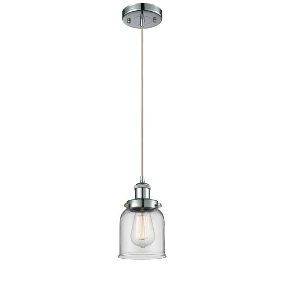 Innovations Lighting 916-1P Small Bell Small Bell 5" Wide Mini Pendant - Chrome