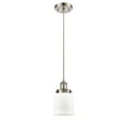 thumbnail image 1 of Innovations Lighting 916-1P Small Bell Small Bell 5" Wide Mini Pendant - White, 1 of 3