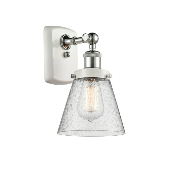 Innovations Lighting 916-1W-11-6 Cone Sconce Cone 11" Tall Wall Sconce - White and