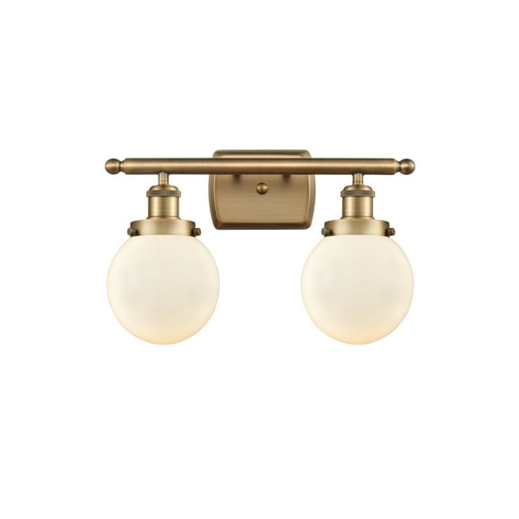 Innovations Lighting 916-2W-11-16 Beacon Vanity Beacon 2 Light 16" Wide Vanity Light -