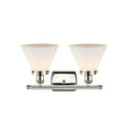 thumbnail image 1 of Innovations Lighting 916-2W-13-18 Cone Vanity Cone 2 Light 18" Wide Vanity Light - White, 1 of 5