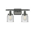 thumbnail image 1 of Innovations Lighting 916-2W-OB-G54 Small Bell 2 Light 16" Wide Vanity Light - Bronze, 1 of 7