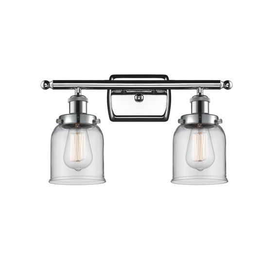 Innovations Lighting 916-2W Small Bell Small Bell 2 Light 16" Wide Vanity Light - Chrome