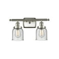 thumbnail image 1 of Innovations Lighting 916-2W Small Bell Small Bell 2 Light 16" Wide Vanity Light - Nickel, 1 of 7