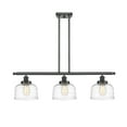 thumbnail image 1 of Innovations Lighting 916-3I-11-36 Bell Linear Bell 3 Light 36" Wide Linear Pendant - Matte, 1 of 5