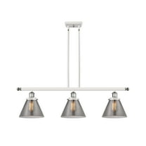 Innovations Lighting 916-3I-11-36 Cone Linear Cone 3 Light 36" Wide Linear Pendant - White