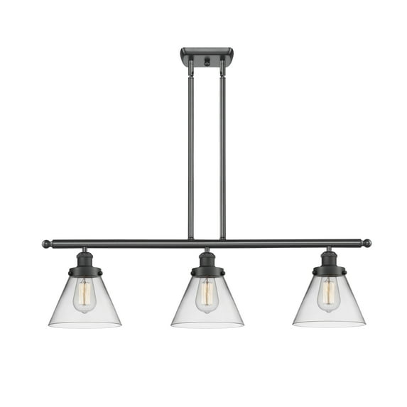 Innovations Lighting 916-3I-BK-G42 Large Cone 3 Light 36" Multi Light Large Pendant -