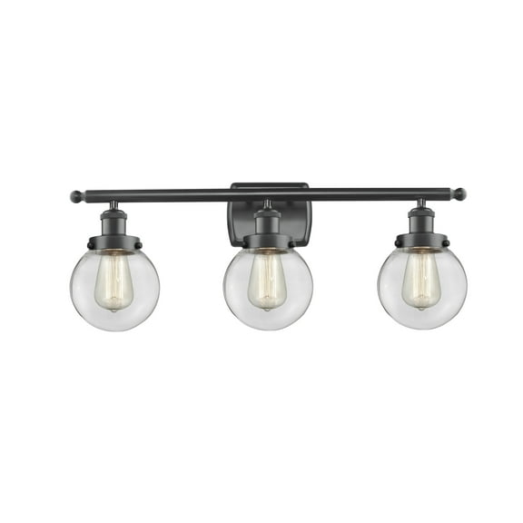 Innovations Lighting 916-3W Beacon Beacon 3 Light 26" Wide Vanity Light - Black