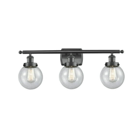 Innovations Lighting 916-3W Beacon Beacon 3 Light 26" Wide Vanity Light - Black