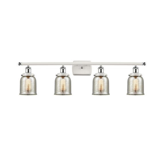 Innovations Lighting 916-4W-WPC-G58 Bell 4 Light 36" Wide Vanity Light - White and