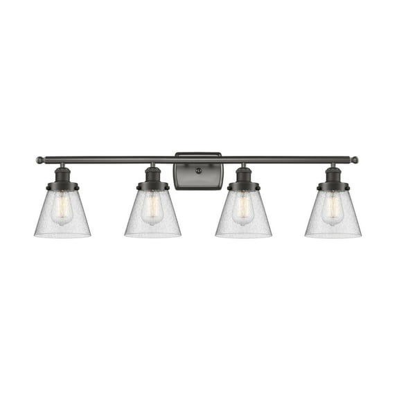 Innovations Lighting 916-4W Small Cone Cone 4 Light 36" Wide Commercial Vanity Light -