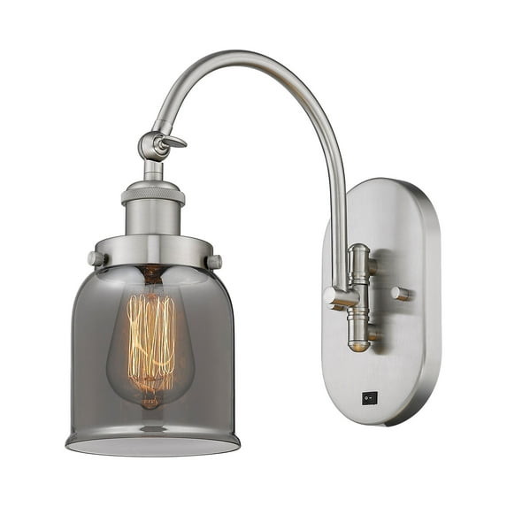 Innovations Lighting 918-1W-13-5 Bell Sconce Bell 13" Tall Wall Sconce - Brushed Satin