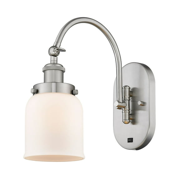 Innovations Lighting 918-1W-13-5 Bell Sconce Bell 13" Tall Wall Sconce - White