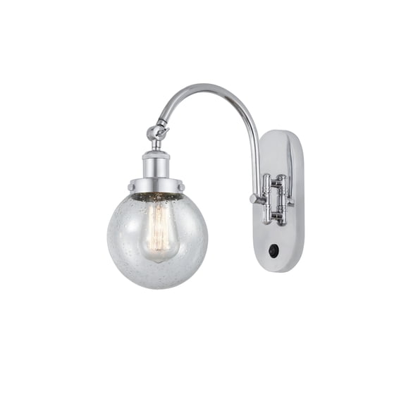 Innovations Lighting 918-1W-PC-G204-6 Beacon 13" Tall Wall Sconce / Converts To Semi-Flush