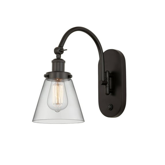 Innovations Lighting 918-1W-13-6 Cone Sconce Cone 13" Tall Wall Sconce - Bronze