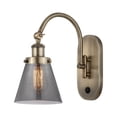 thumbnail image 1 of Innovations Lighting 918-1W-13-7 Cone Sconce Cone 13" Tall Wall Sconce - Brass, 1 of 5
