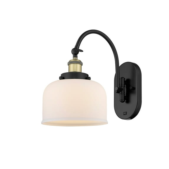 Innovations Lighting 918-1W-13-8 Bell Sconce Bell 13" Tall Wall Sconce - MultiColor