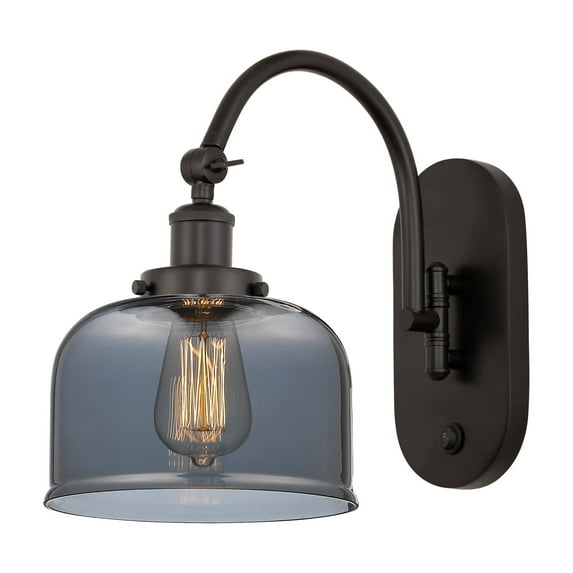 Innovations Lighting 918-1W-13-8 Bell Sconce Bell 13" Tall Wall Sconce - Oil Rubbed Bronze