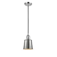 thumbnail image 1 of Innovations Lighting  Addison - 1 Light 5" Cord Hung Mini Pendant Polished Chrome, 1 of 2