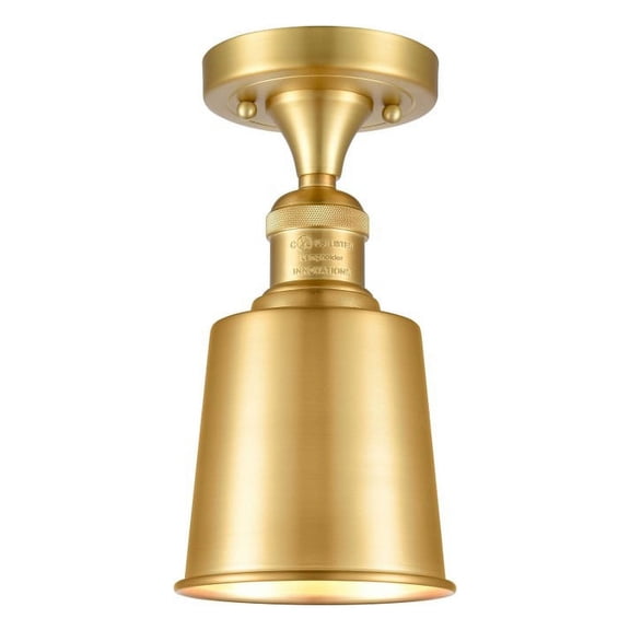 Innovations Lighting - Addison - 1 Light Semi-Flush Mount In Traditional Style-9